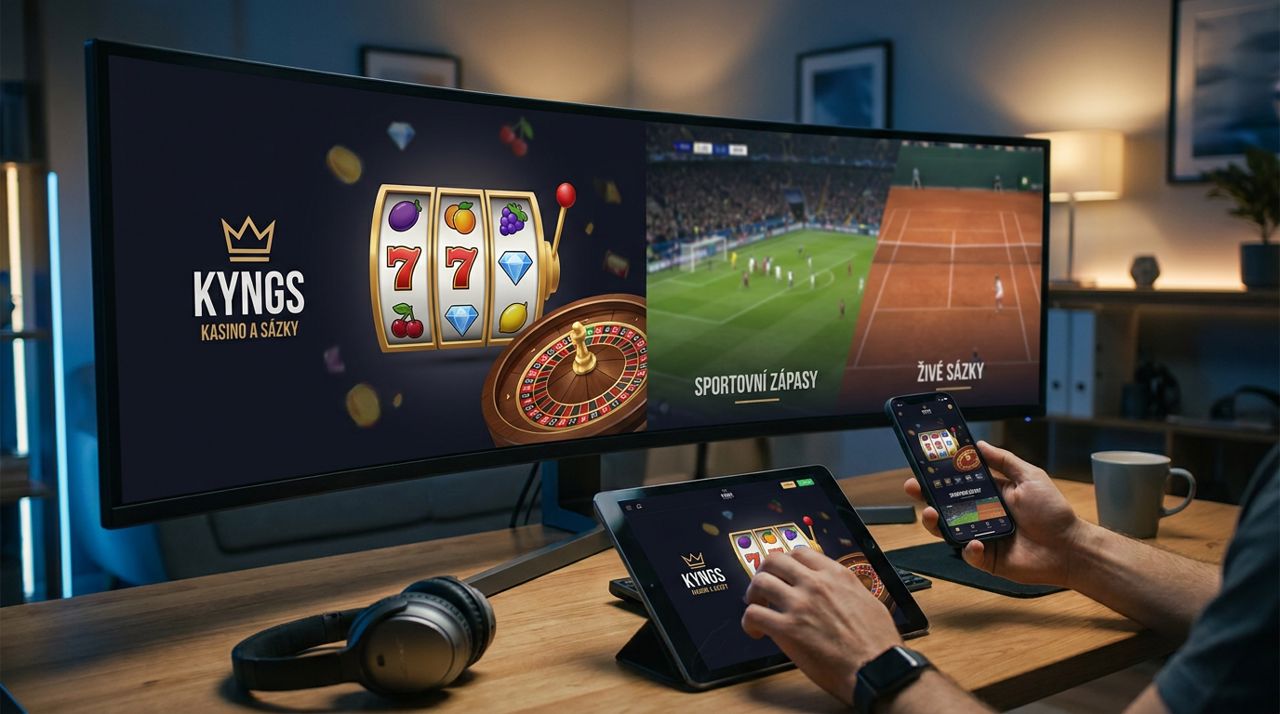 Snímek webové stránky online kasina Kyngs