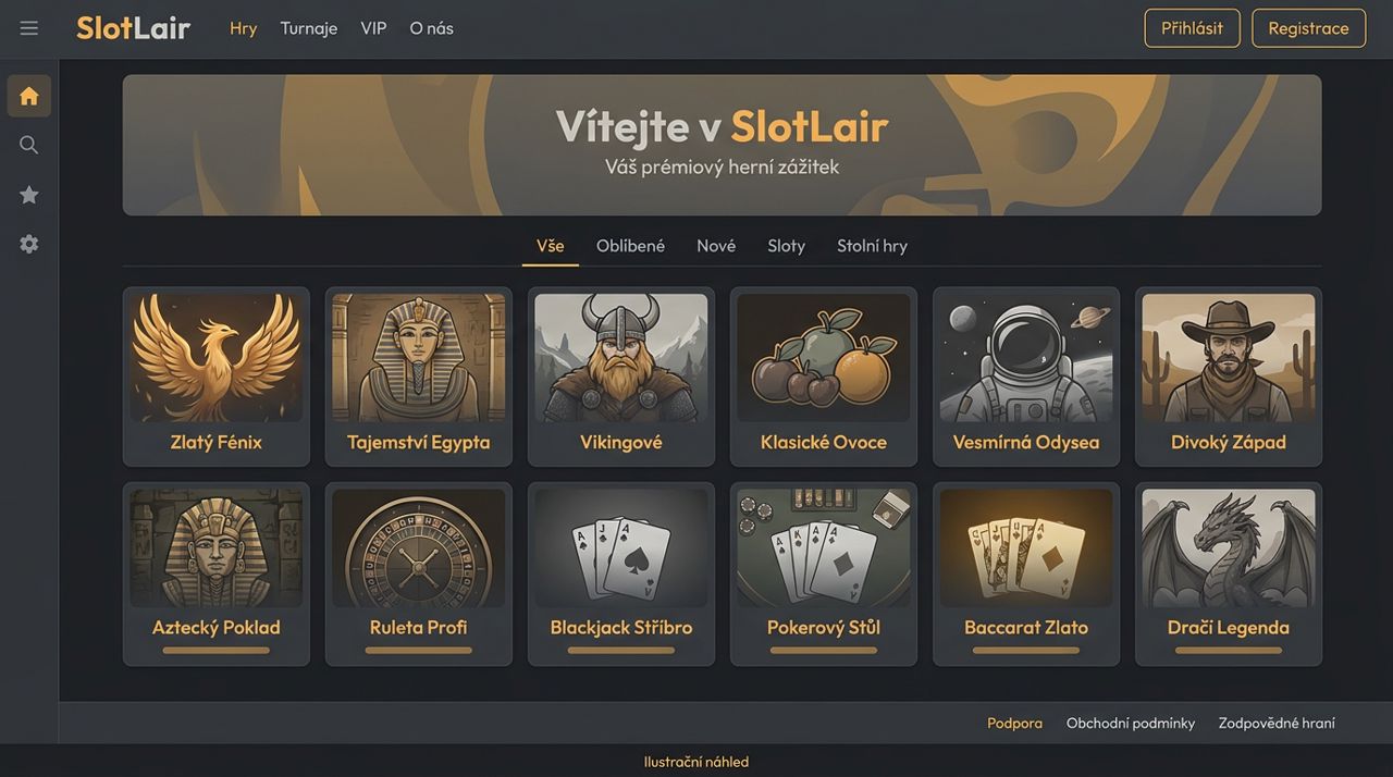 Přehled kasina SlotLair v archivu webu zelvimtempem.cz