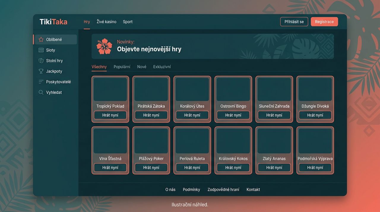 TikiTaka – přehled kasina a platebních údajů